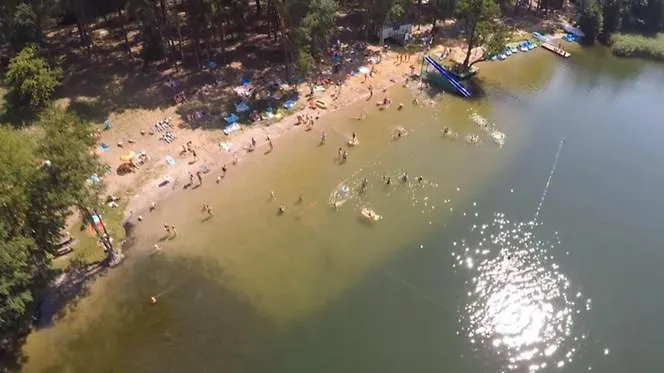 Деревянный коттедж Letniskowy Nad Jeziorem W Steszewku *