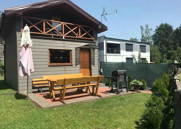 Деревянный коттедж Letniskowy Nad Jeziorem W Steszewku